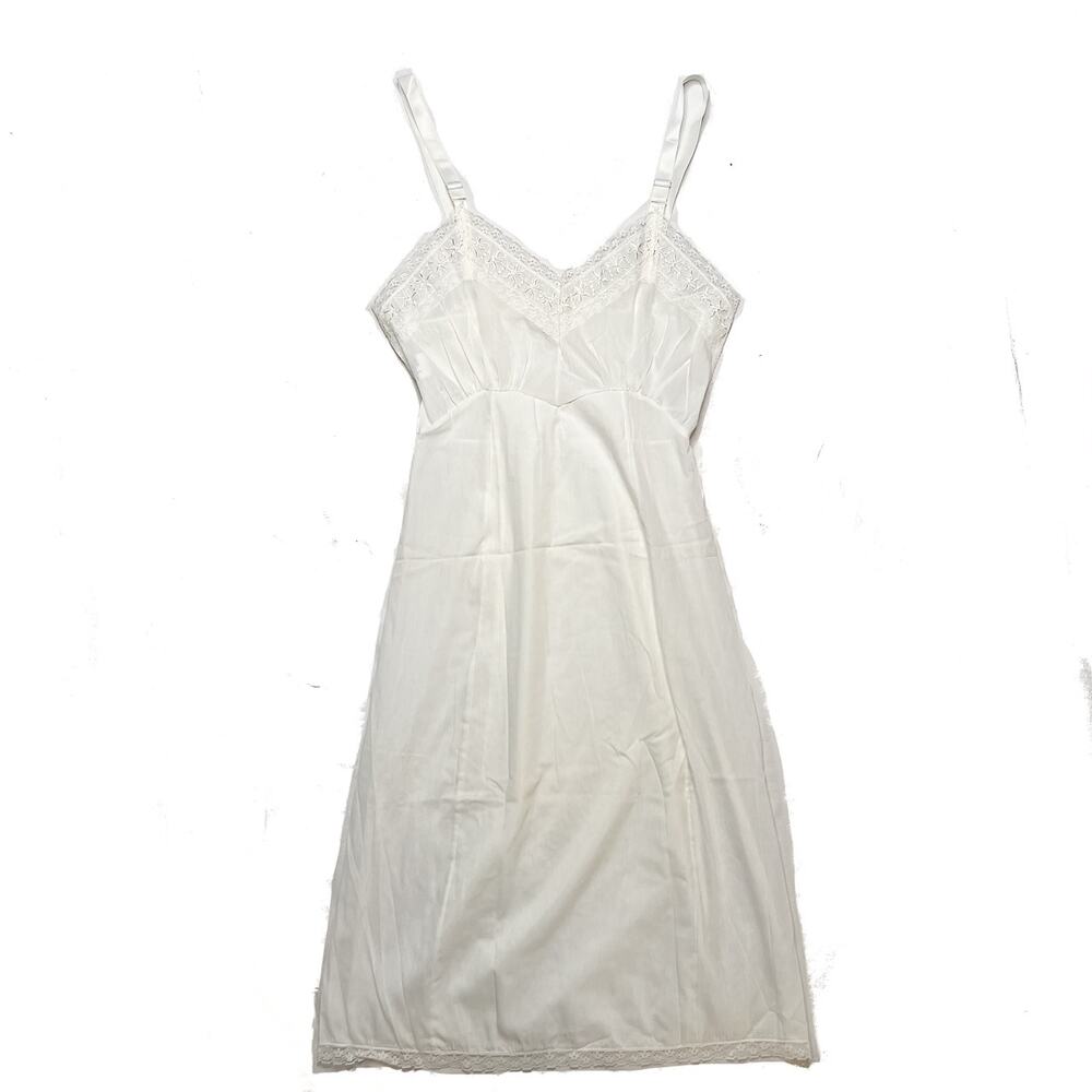 Western Maid Vintage Slip Dress Floral Lace Embroidered Sleeveless Women's 32